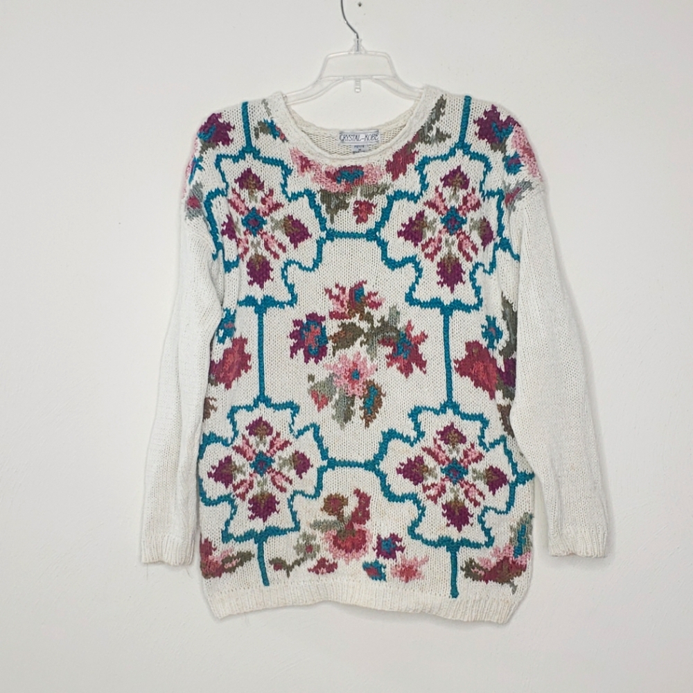 Crystal-Kobe Knit Sweater Size Petite Medium